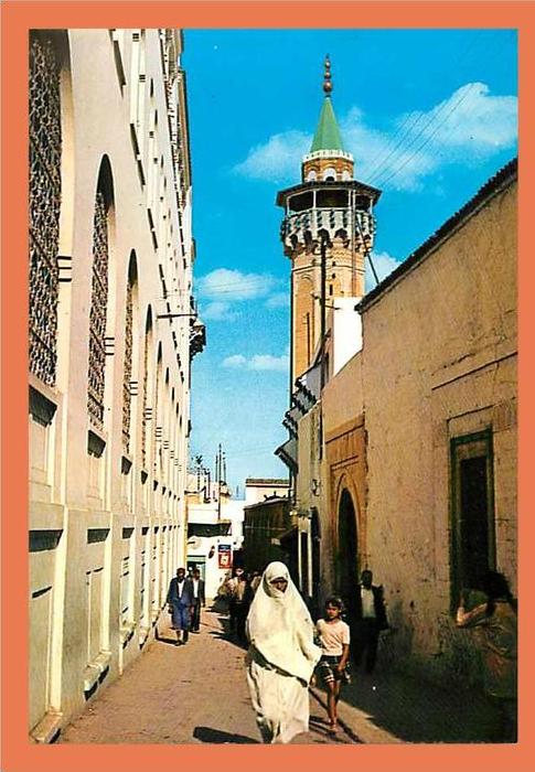 Tunisie - TUNIS - Rue Sidi Ben Arous // CPM