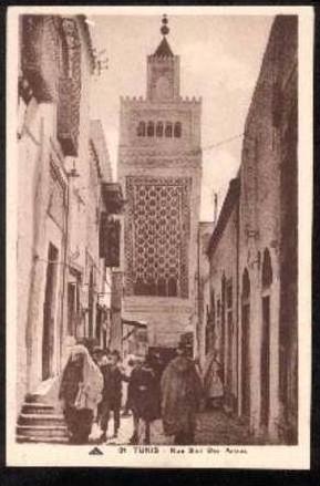 81 . TUNIS . RUE SIDI BEN AROUS .