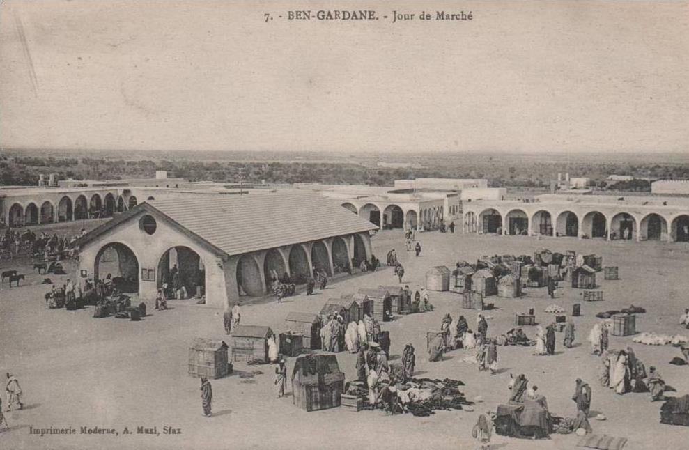 CPA BEN GARDANE.JOUR DE MARCHE.