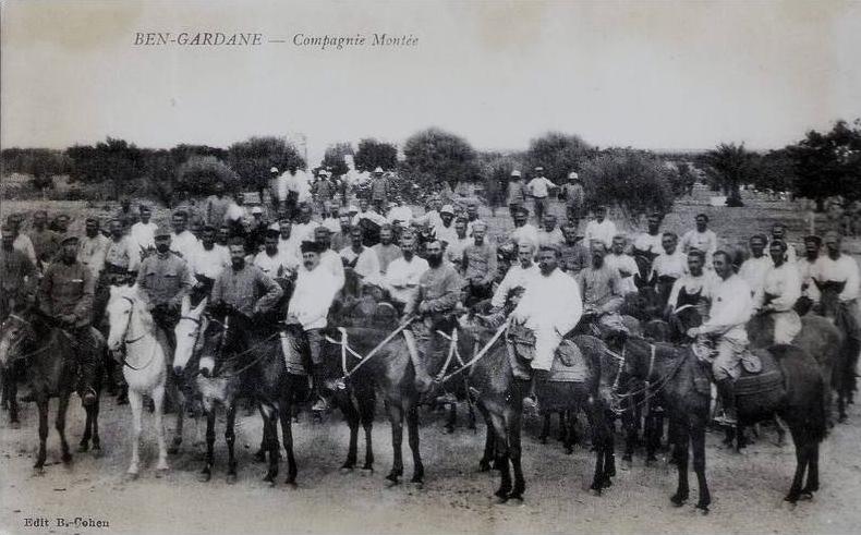 TUNISIE - BEN-GARDANE - COMPAGNIE MONTEE