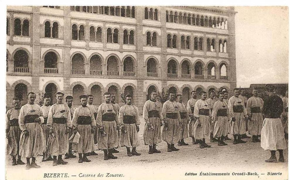 PM - Afrique du Nord - TUNISIE - BIZERTE - Caserne des Zouaves