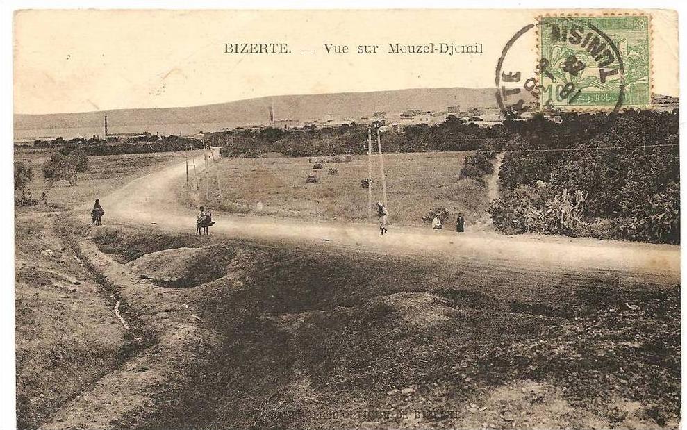 PM - Afrique du Nord - TUNISIE - BIZERTE - vue sur Meuzel-Djemil