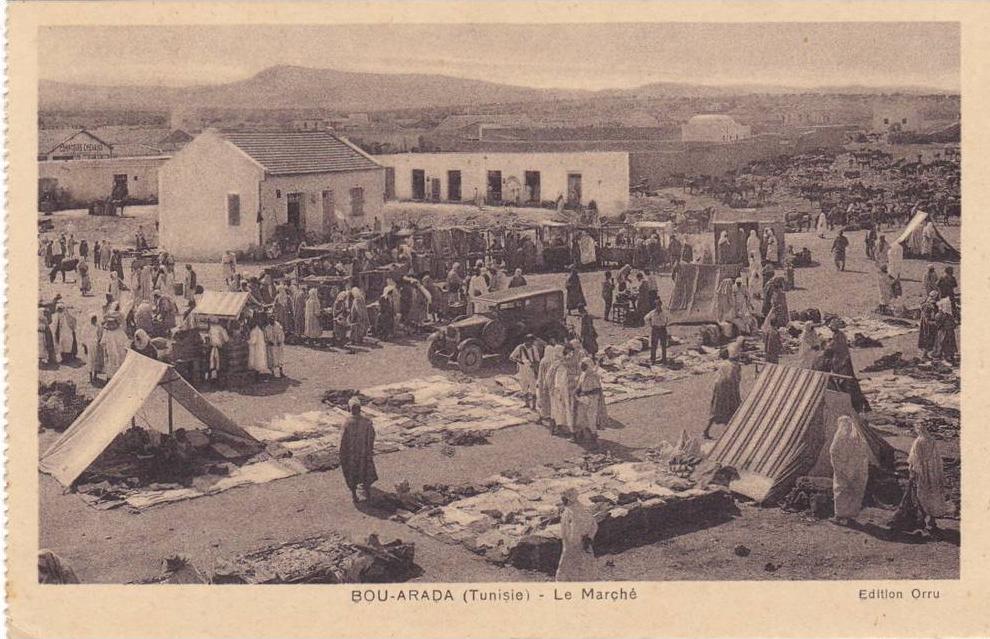 BOU-ARADA - (Tunisie) - Le Marché