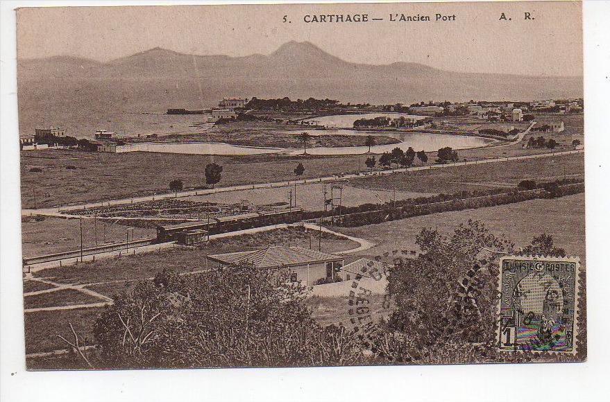 REF 140 CPA Tunisie Carthage L'ancien port 1921