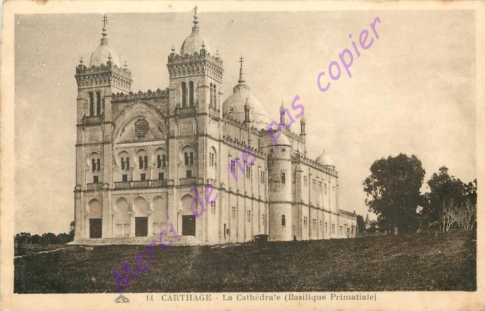 Tunisie . CARTHAGE . La Ctahédrale .