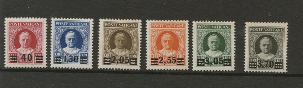 Vaticaan 1934 Michel 038-044 * MLH Catalogus * 1000  ** 3500 