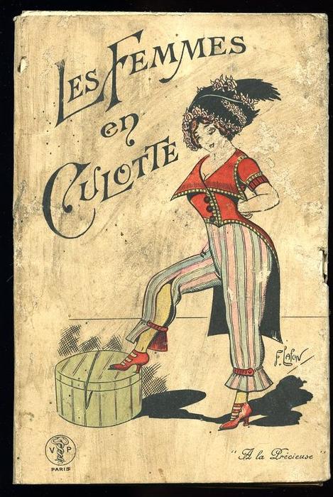 rare série de 6 cpa Les Femmes en culottes - illustrées par 4 de F. Lafon -- 2 de G. Mouton APJ3