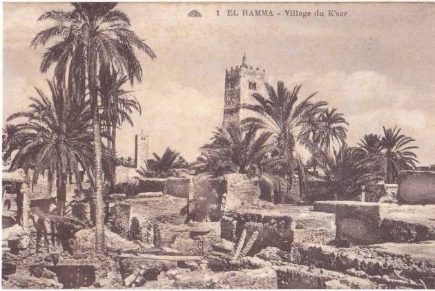 EL HAMMA. Village du K'sar. 1