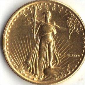 USA Splendide Pièce OR Gold Eagle $10 1986 1/4oz (8,483 grammes) neuve UNC