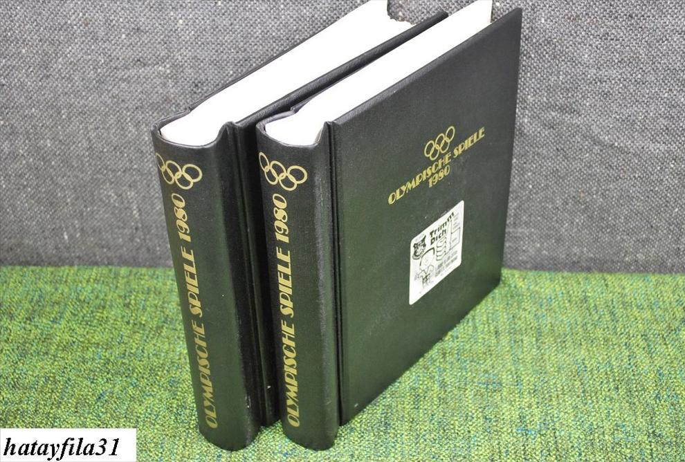 Olympische Spiele 1980 Abo Sammlung in 2 Alben ( S - 215 )