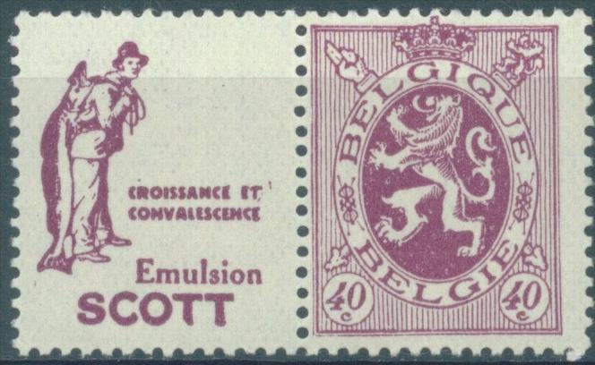 BELGIUM - 1929-1932 - MVLH/* - SCOTT CROISSANCE - COB PU30 - Lot 8646 BIGGEST VALUE IN THIS SERIE