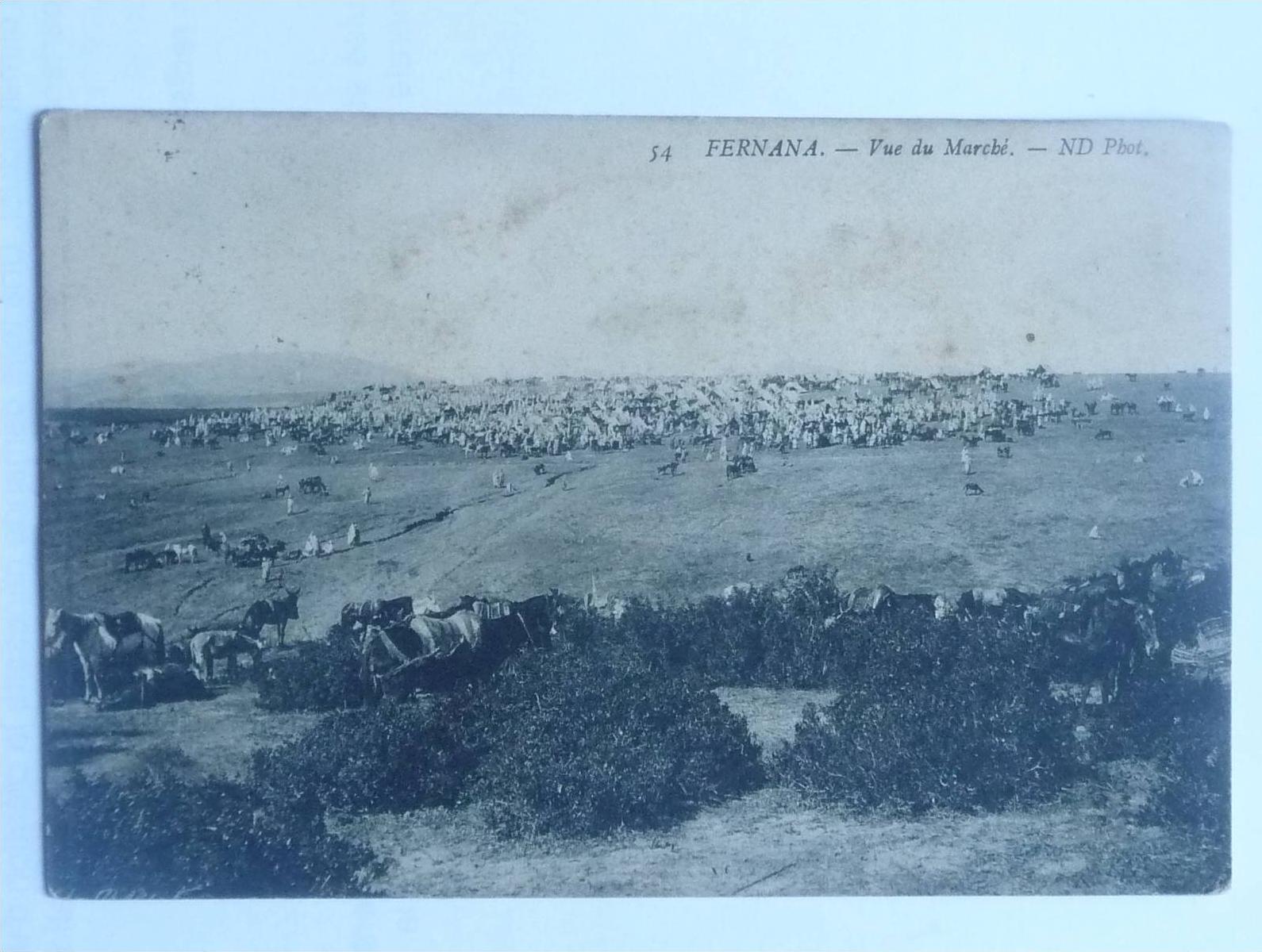 FERNANA - Vue du Marché.