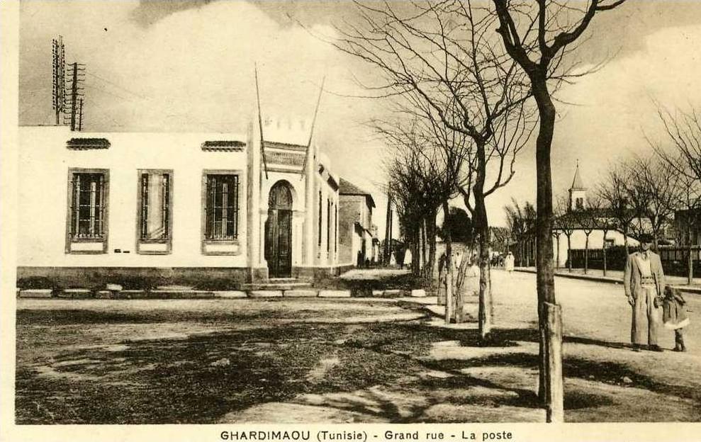 GHARDIMAOU . GRAND RUE . LA POSTE .