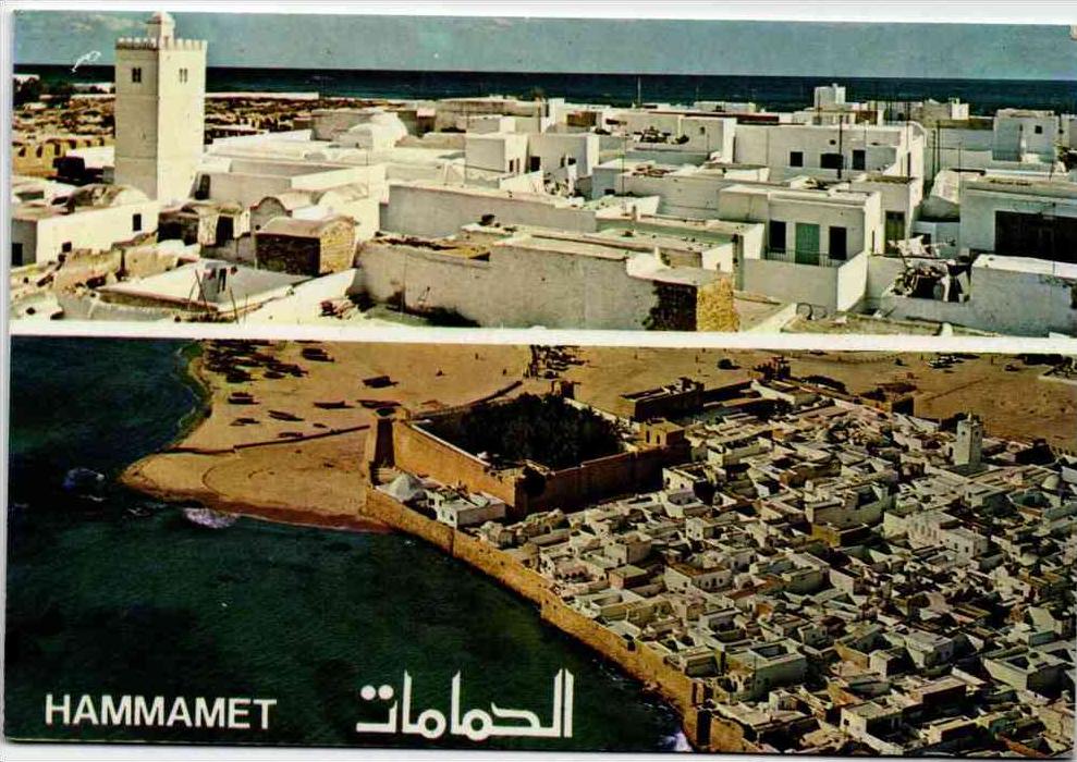 Hammamet - La Médina - Vue arienne