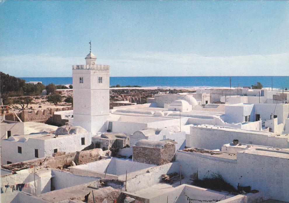 afrique,africa,TUNISIE,TU NISIA,HAMMAMET ,cap bon,nabeul,prés TUNIS,HABITATION ANCIENNE,MER,TOUR