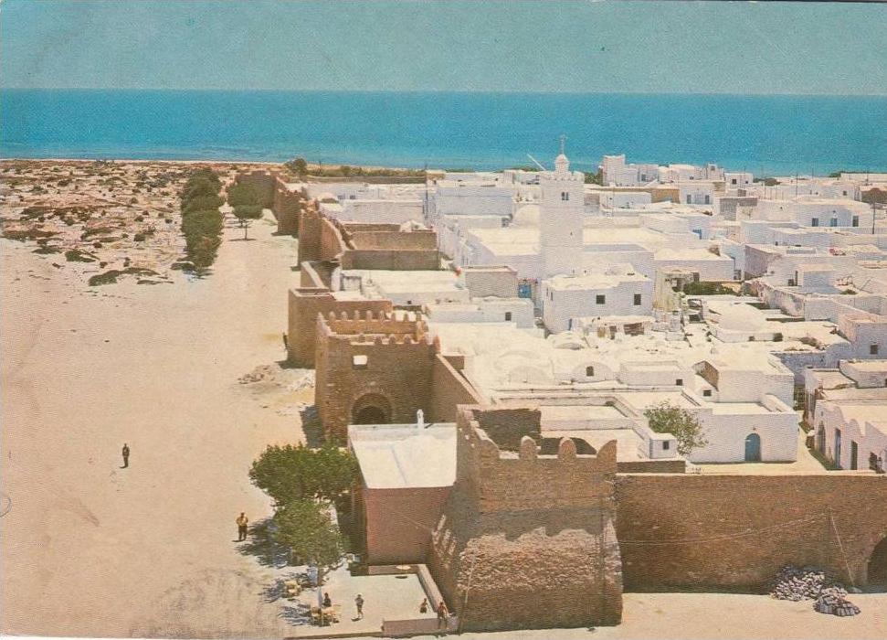 cp , TUNISIE , HAMMAMET , La Médina et ses remparts