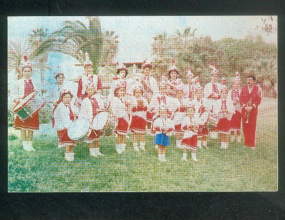 CPSM - Tunisie - Ksar Hellal - Les Majorettes de Ksar Hellal ( animée majorette Nouvelle Imprimerie du Soleil)