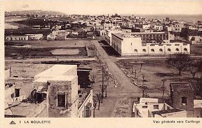 LA GOULETTE- Vue générale vers Carthage.