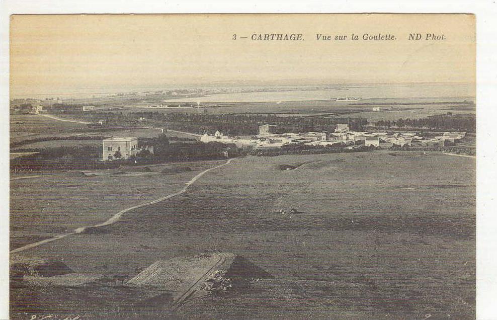 CARTHAGE - VUE SUR LA GOULETTE