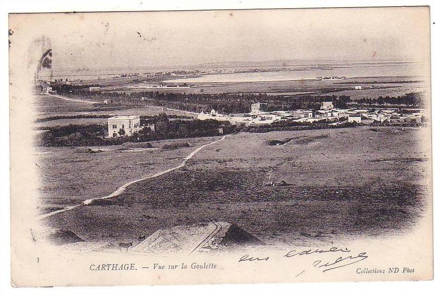 CARTHAGE - Vue sur la Goulette (1904)