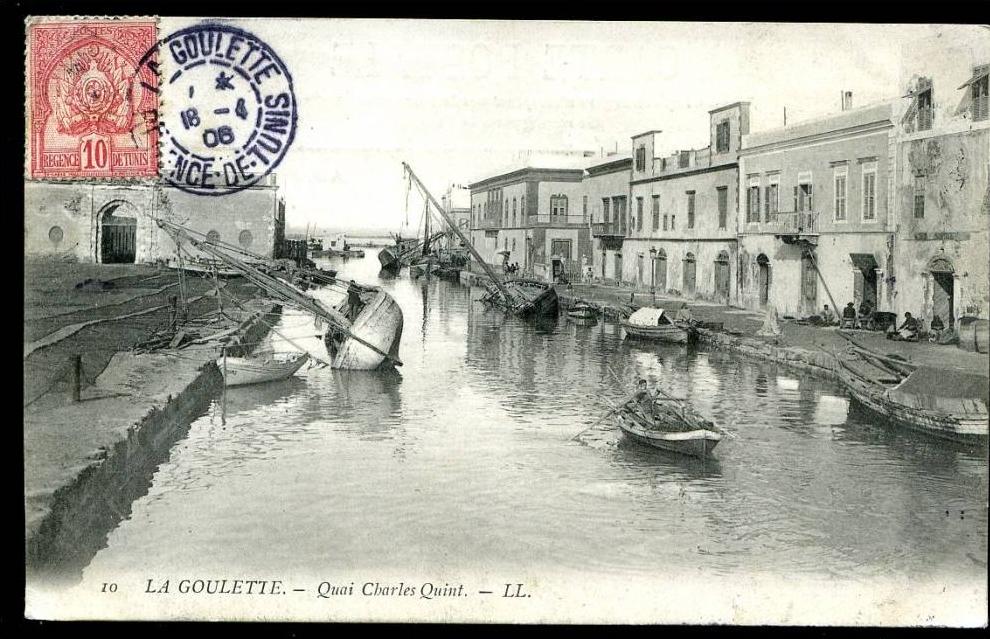 CPA. LA GOULETTE. Quai Charles Quint. . / Ed. LL. 10.