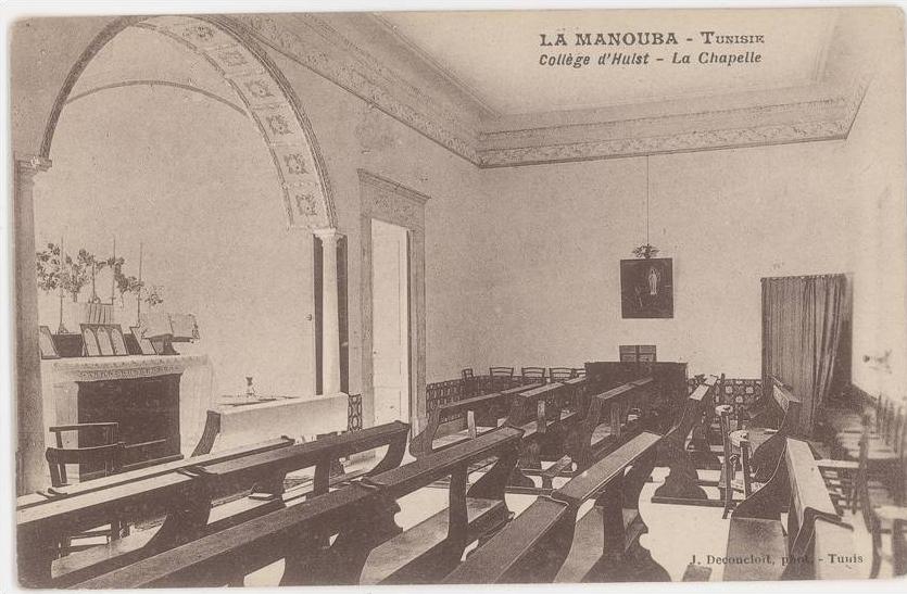 CPA TUNISIE - LA MANOUBA - COLLEGE D'HULST - LA CHAPELLE