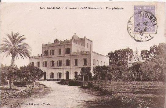 LA MARSA TUNISIE PETIT SEMINAIRE VUE GENERALE 1931