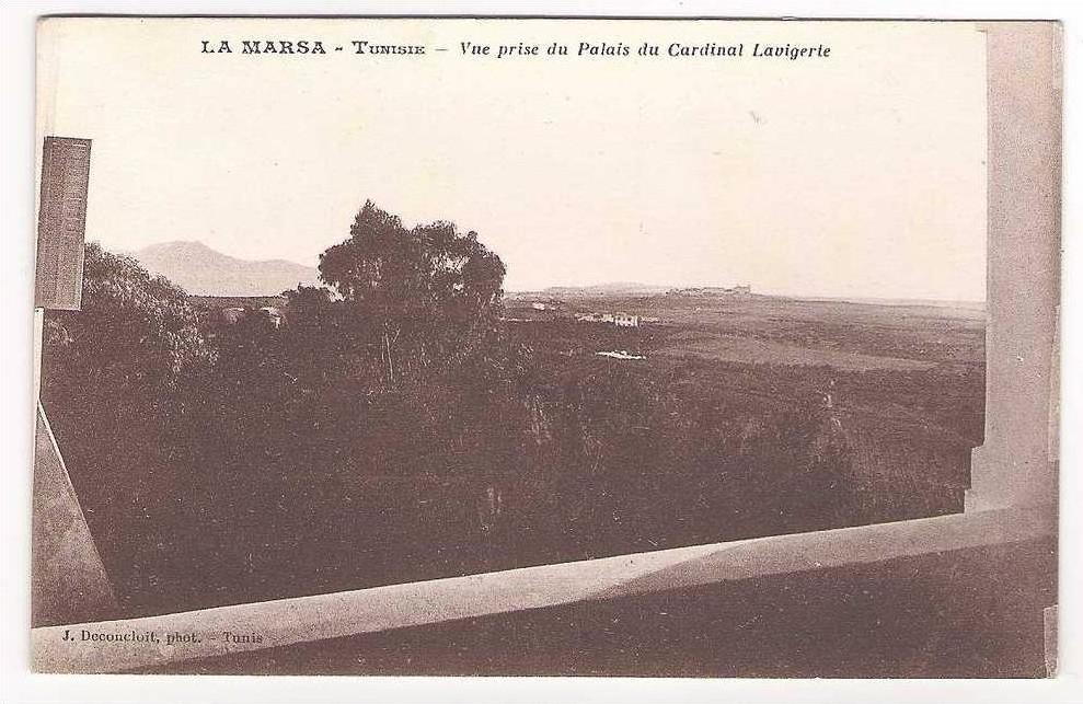 LA MARSA , TunisieVue prise du Palais du Cardinal Lavigerie ; années 20/30; TB