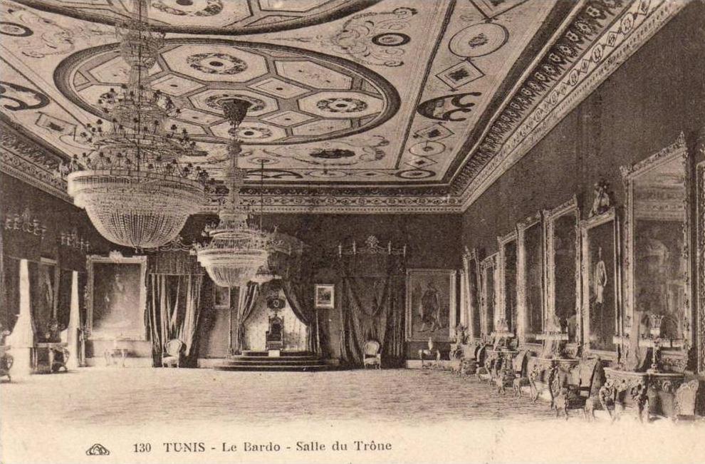 TUNISIE TUNIS Le Bardo- Salle du Trône