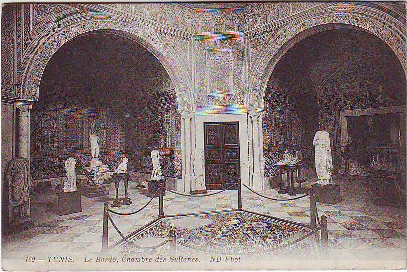 TUNIS . LE BARDO CHAMBRE DES SULTANES