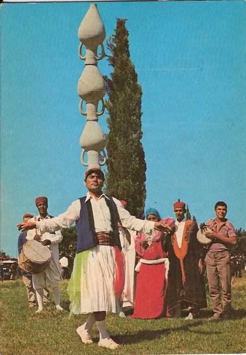 A021 - Carte postale de Tunisie - Danseur à M'Saken