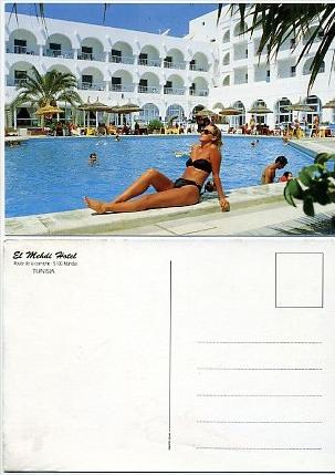 Tunisia - Mahdia - El Mehdi Hotel - woman - femme