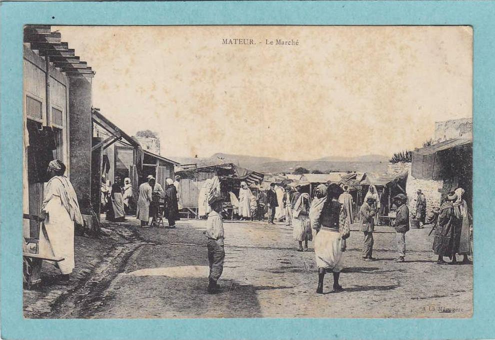 MATEUR. - Le Marché - CARTE ANIMEE -